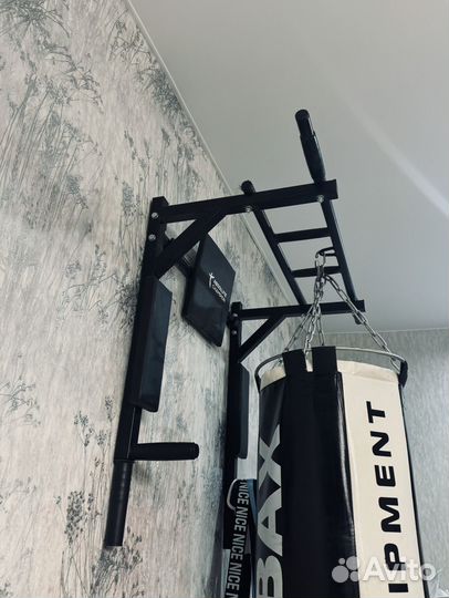 Турник с брусьями + мешок боксерский