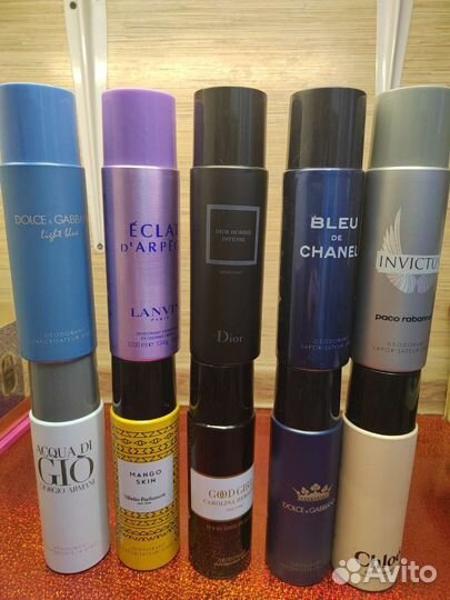 Парфюмированные дезодоранты