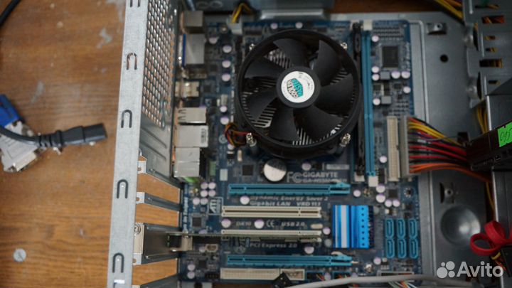 Материнская плата 1156 + проц i3 540 + озу 4Гб