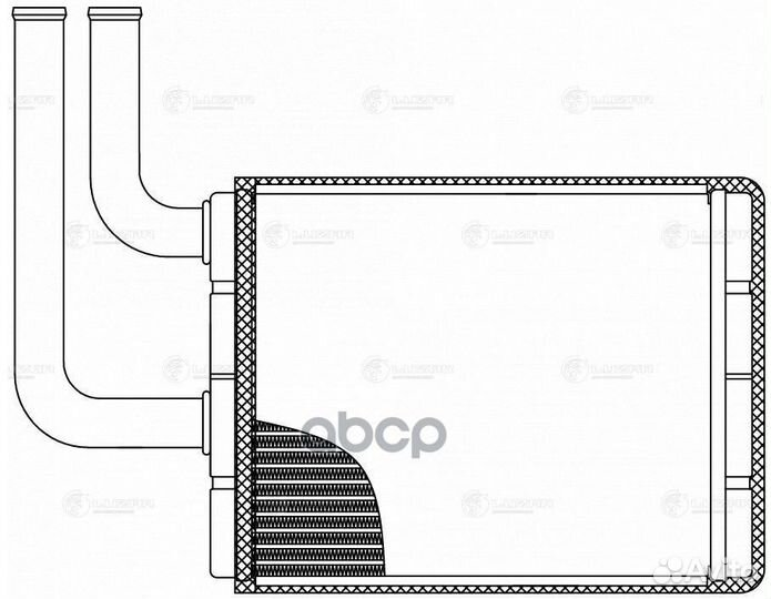 Радиатор отопителя chery fora A21 (06) 1.6I/2