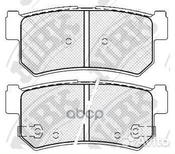 Колодки тормозные дисковые ssangyong kyron 2.0