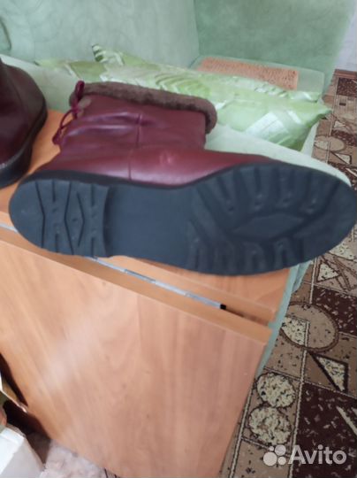 Зимние женские сапоги 38 натуральная кожа