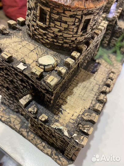 Декорации для аквариума замок