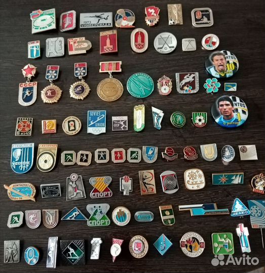 Значки СССР. Спорт. Спортивные клубы. Виды спорта