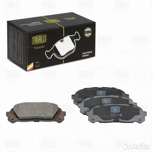 Колодки тормозные дисковые задние trialli PF 4107