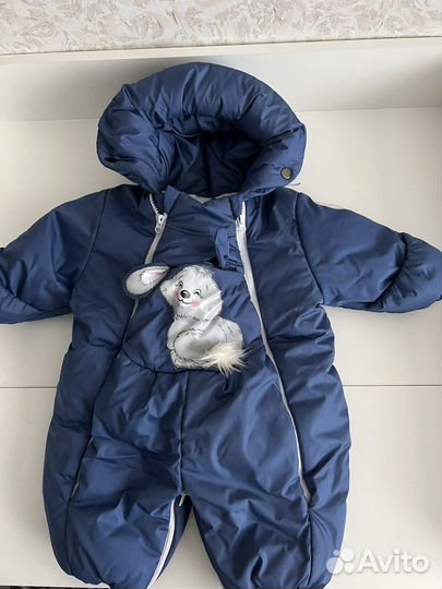 Комбинезон трансформер детский 62-68 зимний