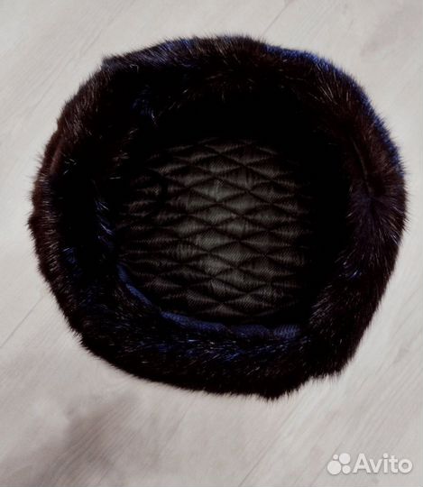 Норковая шапка мужская