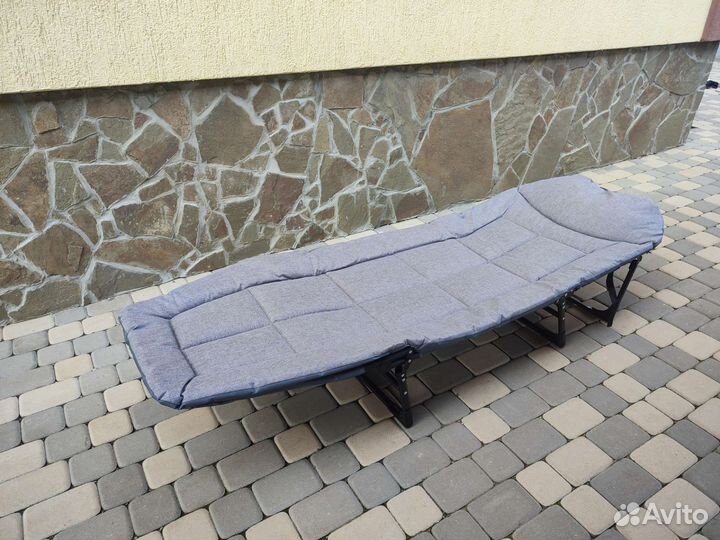Раскладушка карповая, Шезлонг, для дачи дома новая