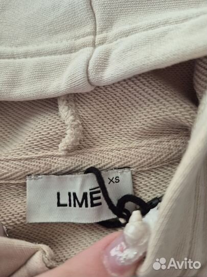 Толстовка на молнии lime xs