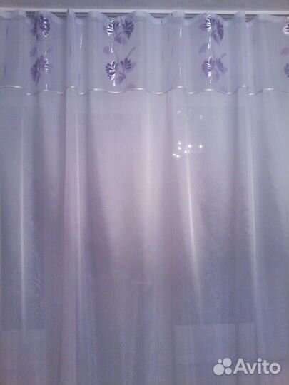 Шторы и тюль бу