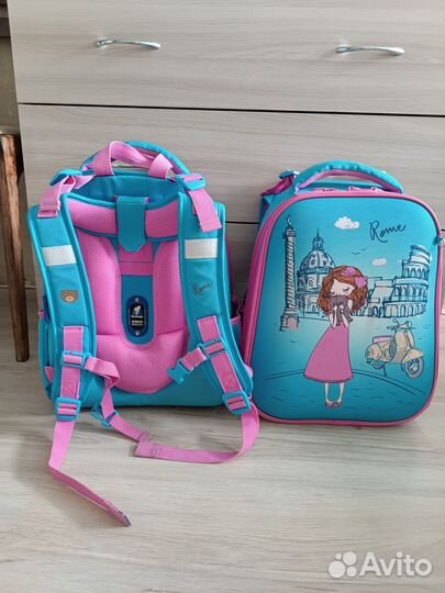 Рюкзак школьный для девочки berlingo