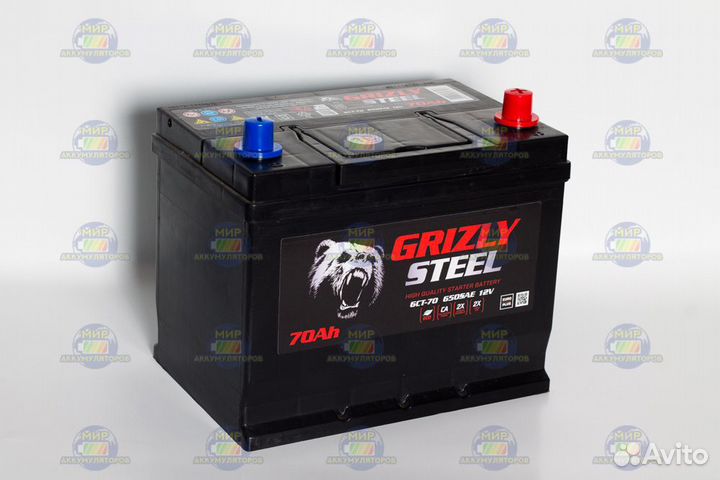 Аккумулятор Grizly Asia 70Ач на Pajero