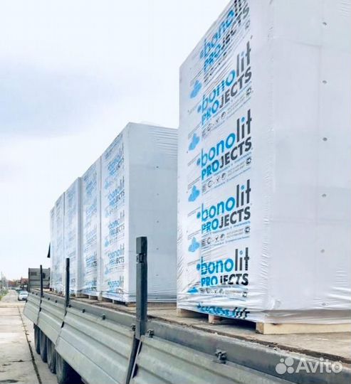 Газобетон Бонолит с Доставкой GZB-1020