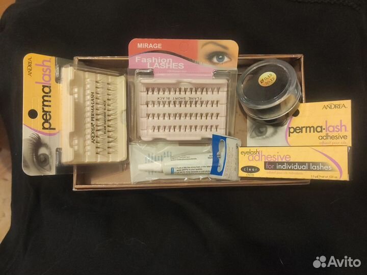 Накладные ресницы пучки