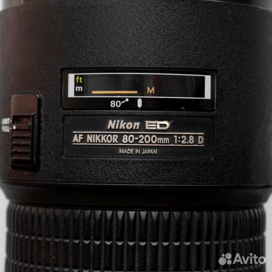 Объектив Nikon ED AF Nikkor 80-200mm 1:2.8 D
