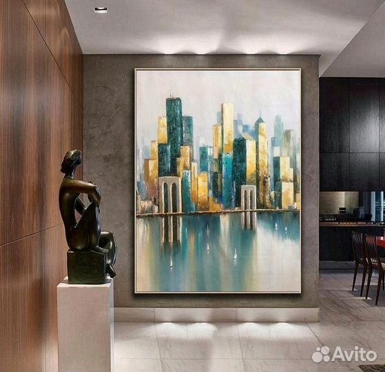 Городской пейзаж маслом. Большой выбор картин