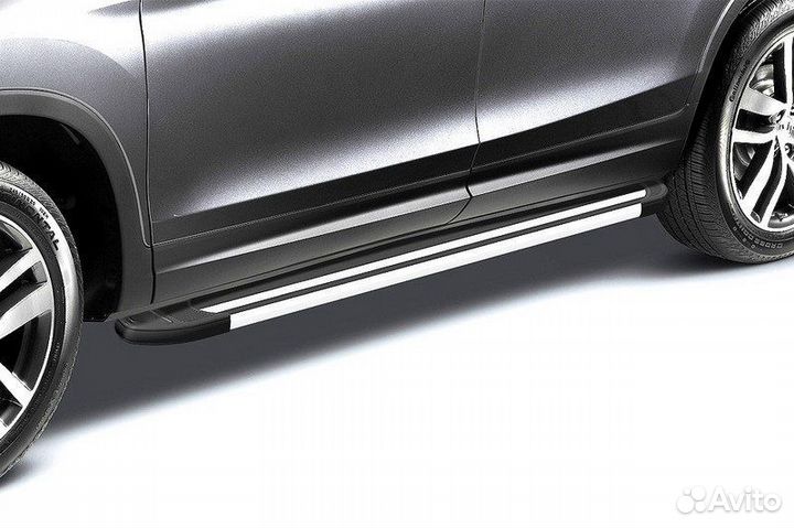 Пороги алюминиевые Kia sportage (2010)