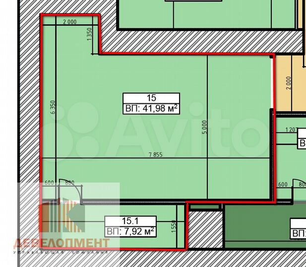 Ателье, сервис, магазин, салон, офис, 42 м²