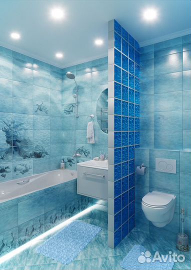 Ремонт ванных комнат под ключ