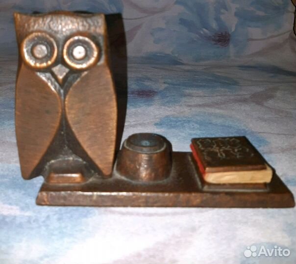 Чернильница сова kaunas