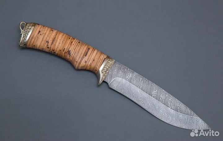 Нож Семин Близнец Дамасская сталь