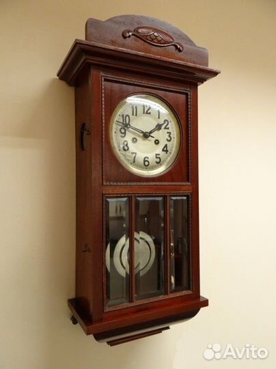 Часы старинные настенные коллекция Gustav Becker