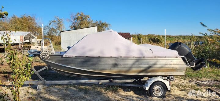 Катер с мотором suzuki TL90