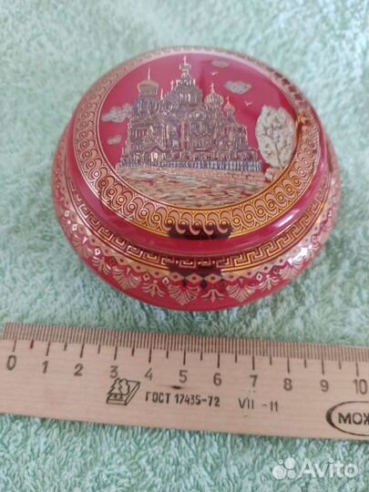Сувенир шкатулка новая керамическая