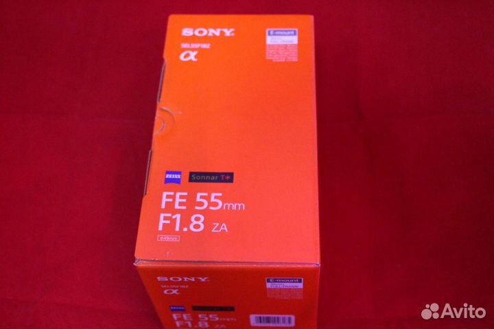 Sony SEL-55F18Z 55mm F1.8 Новый