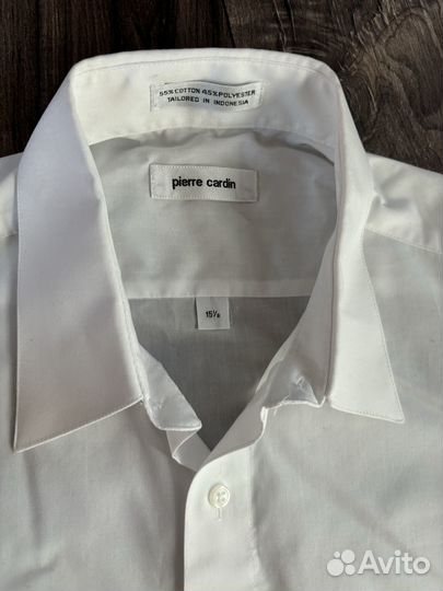 Рубашка мужская белая Pierre Cardin