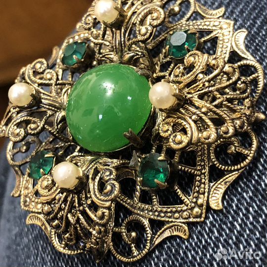 Брошь винтажная. Чехословакия