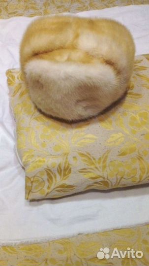 Норковая шапка мужская новая