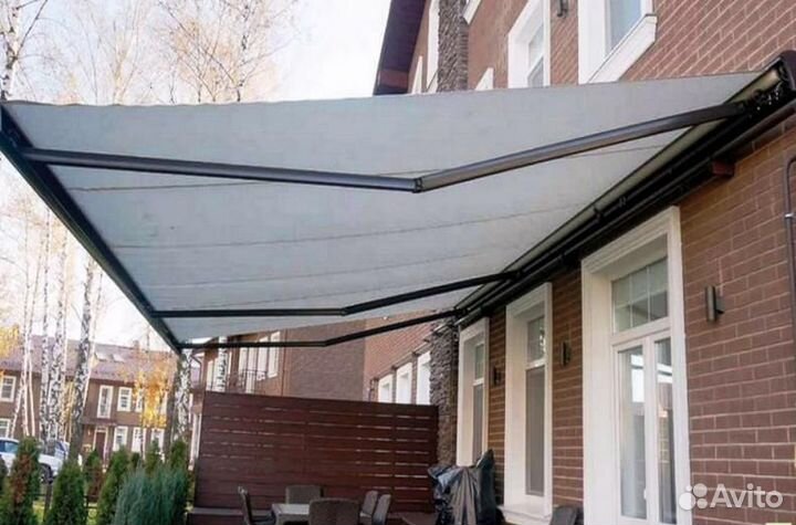 Маркиза открытого типа ширина 2,5 х вылет 1,5 м