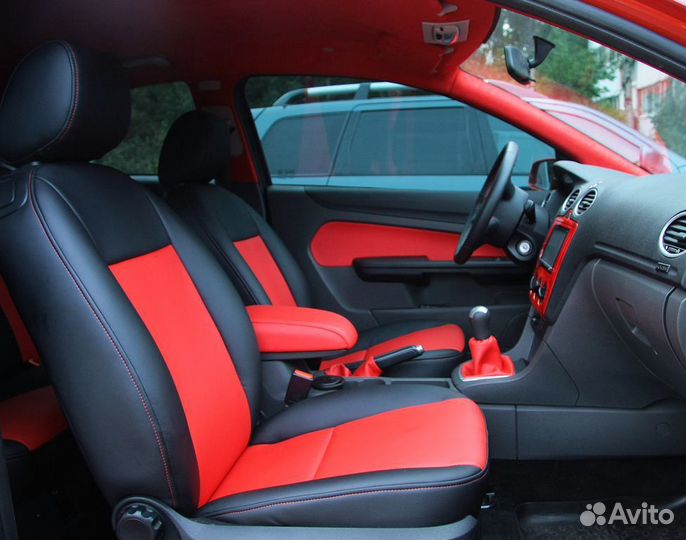 Перетяжка салона авто кожа/эко кожа/ алькантара