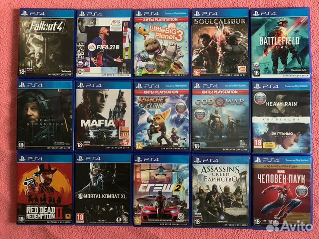 Игры на ps4 (Моя классная коллекция) купить в Москве | Электроника | Авито