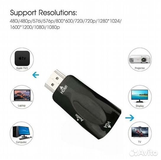 Переходник hdmi vga