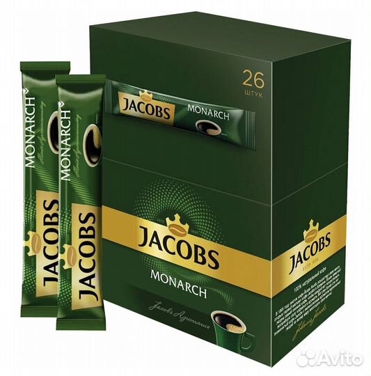 Растворимый кофе Jacobs Monarch 2г (опт)