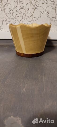 Чаша из шпальта березы.Деревянная посуда
