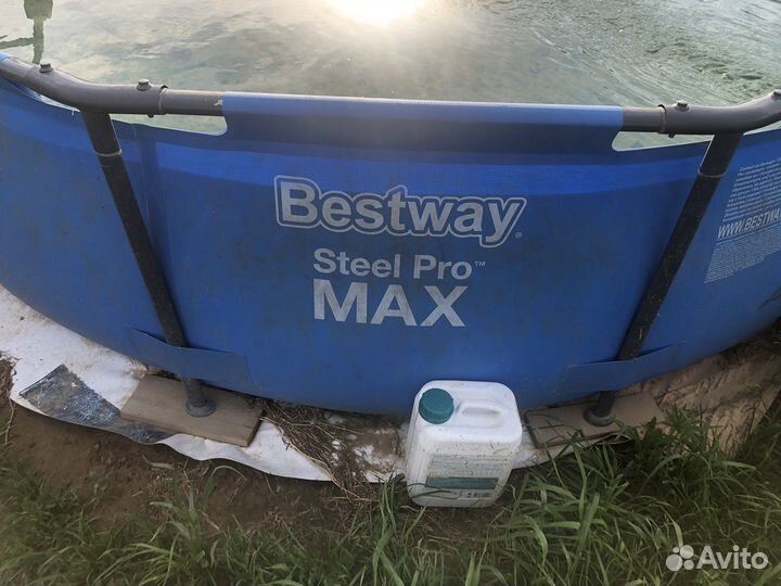 Каркасный бассейн интекс бу