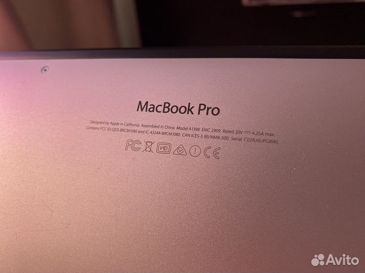 Macbook Pro 15 (2015), 512 гб, Core i7, 16 гб озу