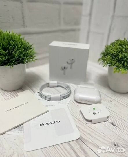 Наушник AirPods pro 2 Premium (гарантия+ чехол)