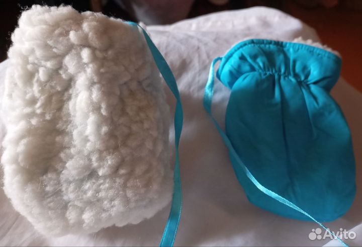 На годик детские варежки