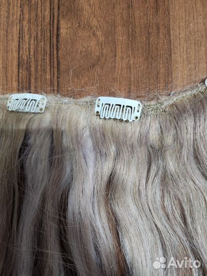 Волосы натуральные на трессе