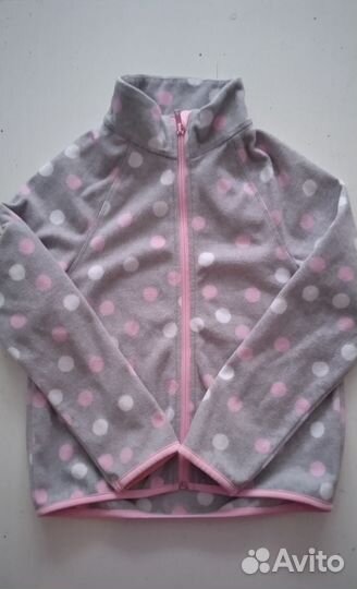 Флисовая кофта hm 134-140