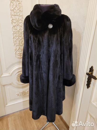 Шуба Норка Vip Blackglama PKZ трапеция lux