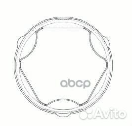 Пыльник шруса внутр к-кт dacia: logan 04- rena