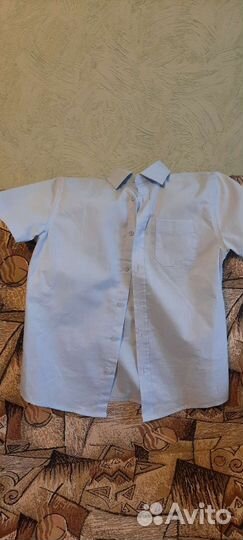 Рубашка голубая O'stin