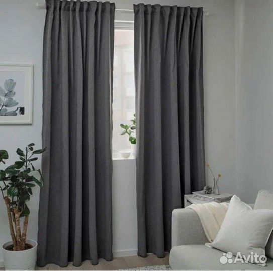 Шторы IKEA оригинал blahuva 2 шт 145300