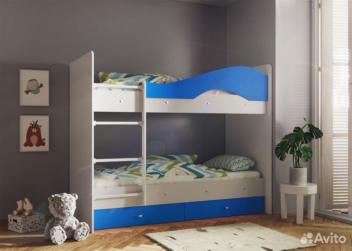 Детская двухярусная кровать