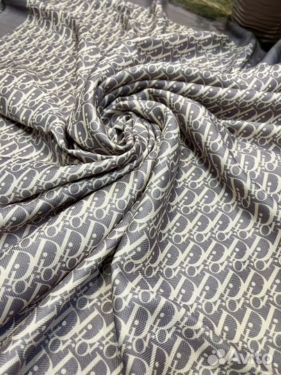 Палантин платок Dior из шерсти и хлопка